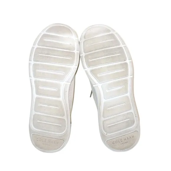 Cole Haan Grandsport Journey Sneakers Womens 8.5 White Knit Python Print