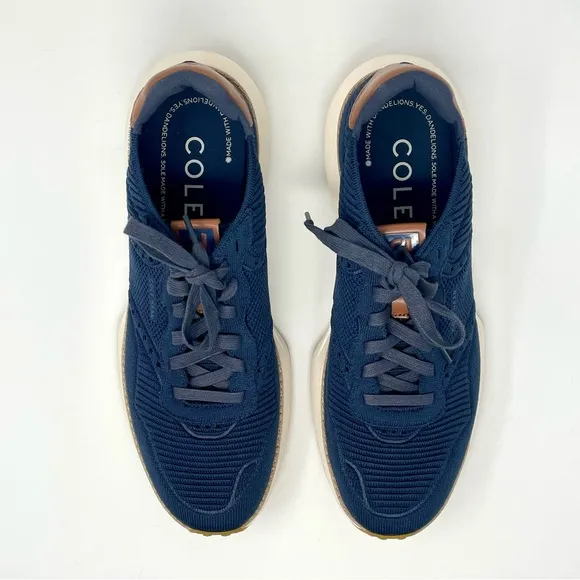 COLE HAAN Men’s Cole Grandpro Ashland Stitchlite Sneaker Navy Size 12M C38042