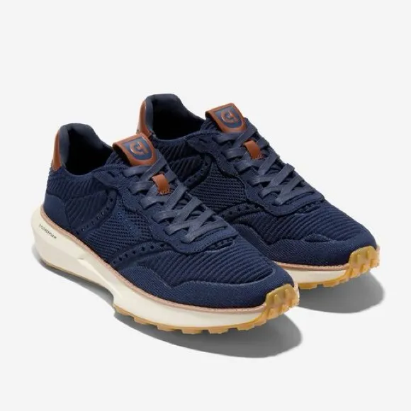 COLE HAAN Men’s Cole Grandpro Ashland Stitchlite Sneaker Navy Size 12M C38042