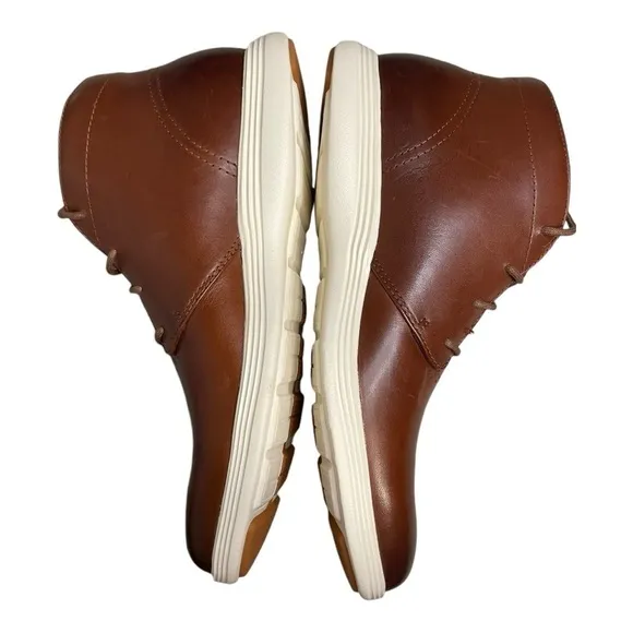 Cole Haan Mens Grand Tour sz 8 M Chukka Boots Woodbury and Ivory Soles NWOB