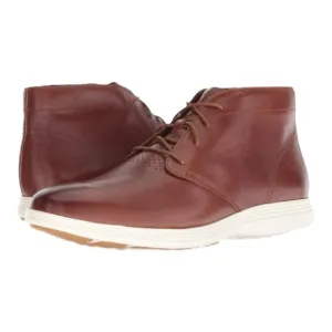 Cole Haan Mens Grand Tour sz 8 M Chukka Boots Woodbury and Ivory Soles NWOB