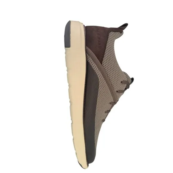 Cole Haan Mens Gray Mesh Brown Suede Zero Grand Atlantic Sneakers Sz 8.5 NEW