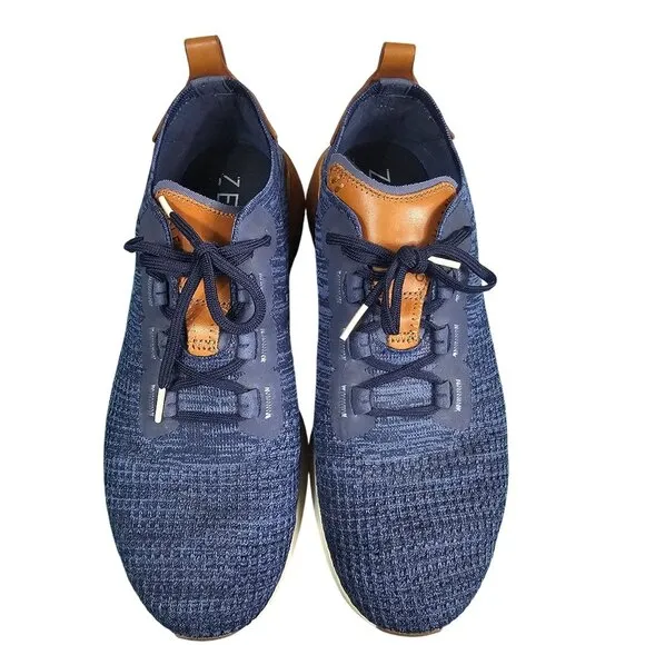 Cole Haan Mens ZeroGrand All Day Runner Sneakers Sz 10.5M Stitchlite Navy Active