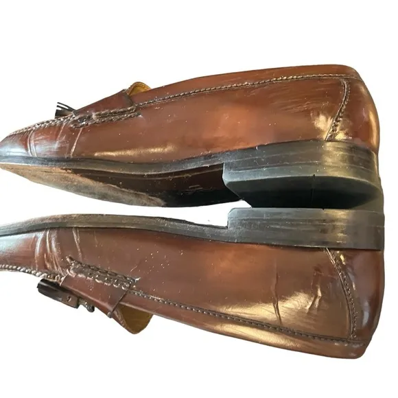 Cole Haan Pinch Tassel Loafer Mahogany Moccasin Detailing 10.5