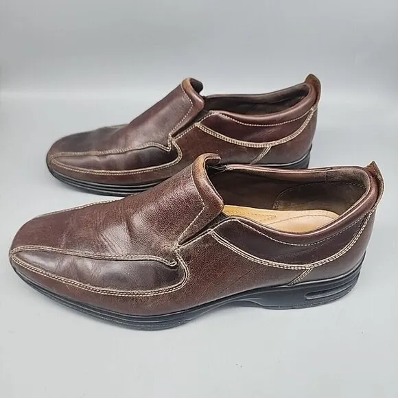 Cole Haan Shoes Mens 9.5 M Everett Air Stitched Bicycle Toe Loafer C06507 Brown