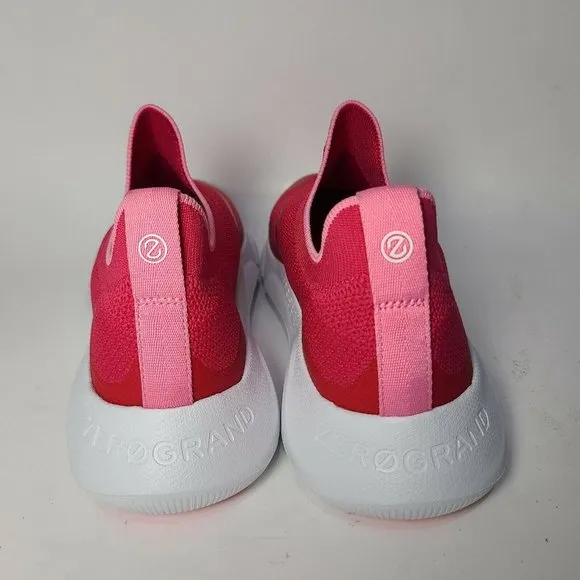 Cole Haan Women Sneakers Zerogrand Slip-On knit Fuschia Pink mismatch sz 7 &amp; 7.5