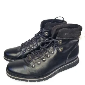 Cole Haan Zero Grand Black Leather Lightweight Hiking Boots