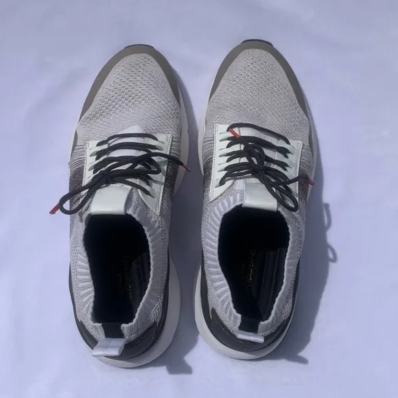 Cole Haan Zero Grand Sneakers Slip On White Grey Athletic Gym Men’s Size 11.5