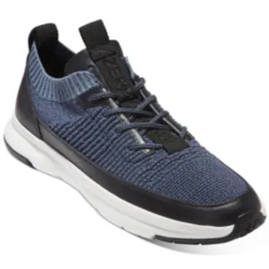 Cole Haan ZeroGrand navy blue lace up knit sneakers size 10