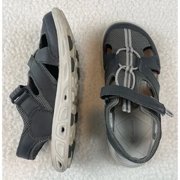 COLUMBIA • Grey Omni-Grip Techsun Wave Velcro Sandals