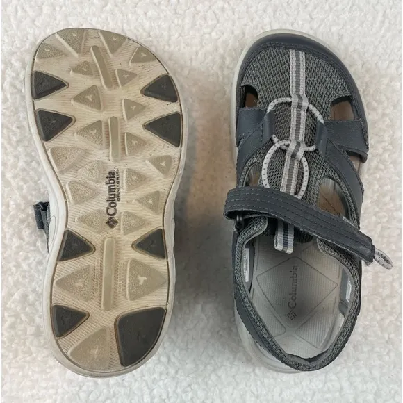 COLUMBIA • Grey Omni-Grip Techsun Wave Velcro Sandals