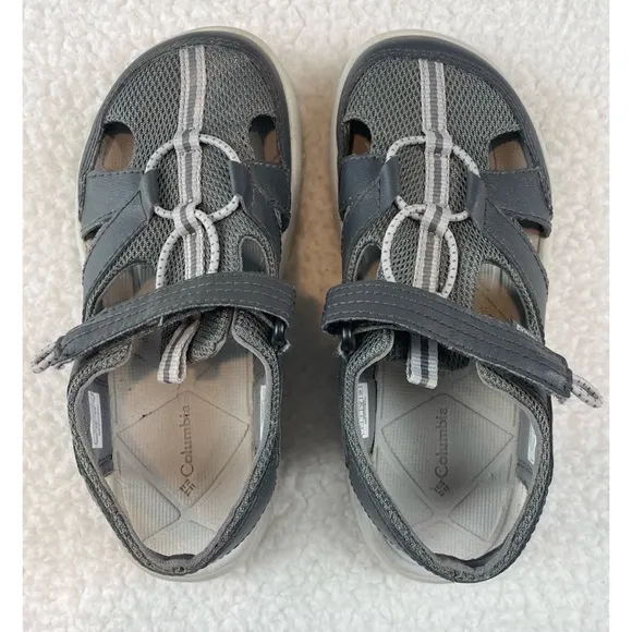 COLUMBIA • Grey Omni-Grip Techsun Wave Velcro Sandals