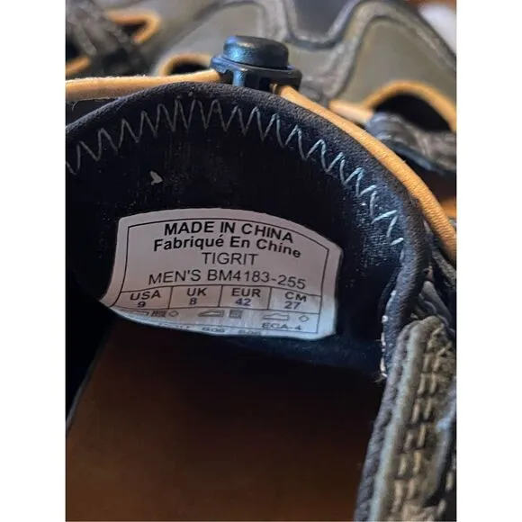 Columbia Mens Brown Lace Up Round Toe Waterproof Leather Hiking Boots Size 10