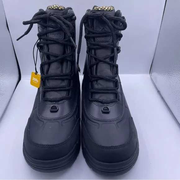 COLUMBIA mens Bugaboot celsius black boots Size 8 Wide waterproof insulation