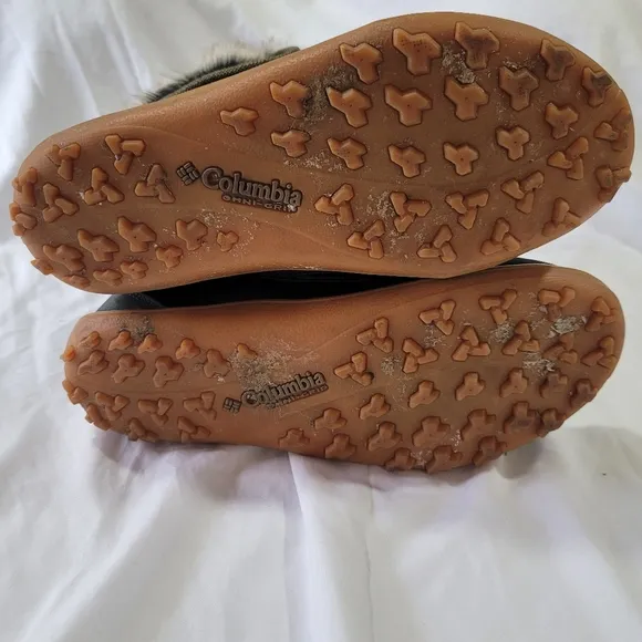 Columbia Size 6.5 Women's Minx Shorty III Winter Green and Brown Boots