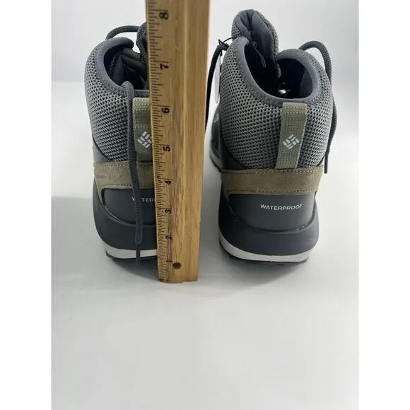 Columbia Trailstorm Mid Waterproof Techlite  Hiking Traction Boots Mens 14 Grey