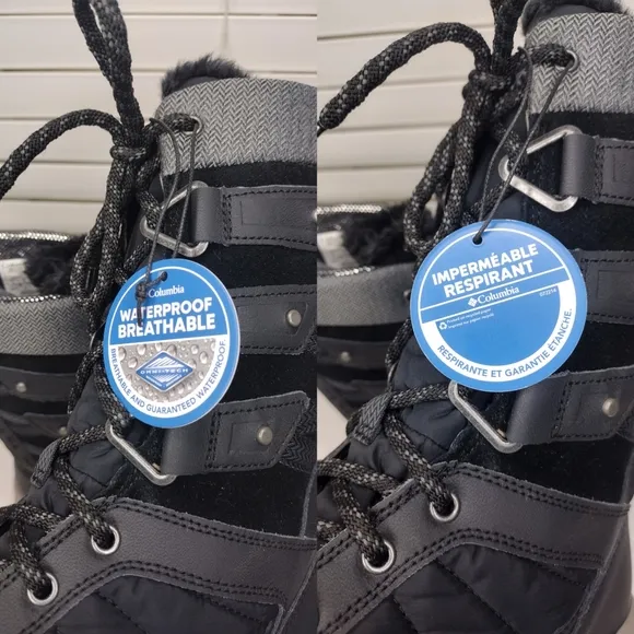 Columbia Women's Alpine Hills Omni Heat Waterproof Breathable Winter Boots Sz 7