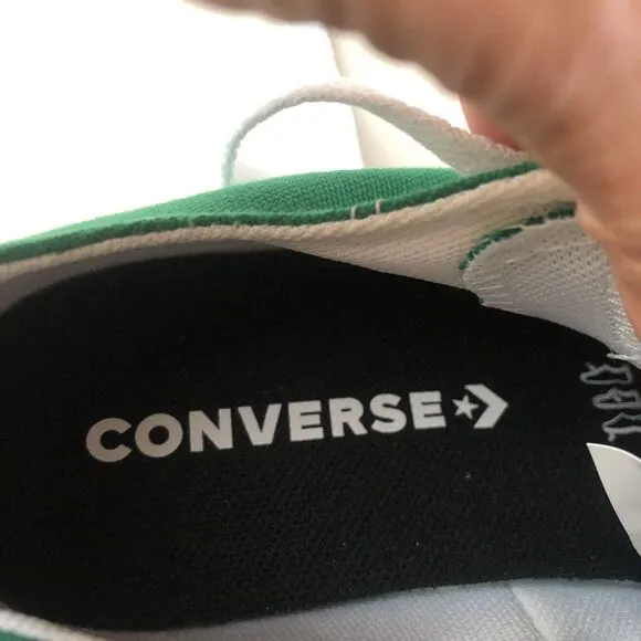 CONVERSE ALL STAR Amazon Green Canvas Low Top Sneakers Youth Size 1
