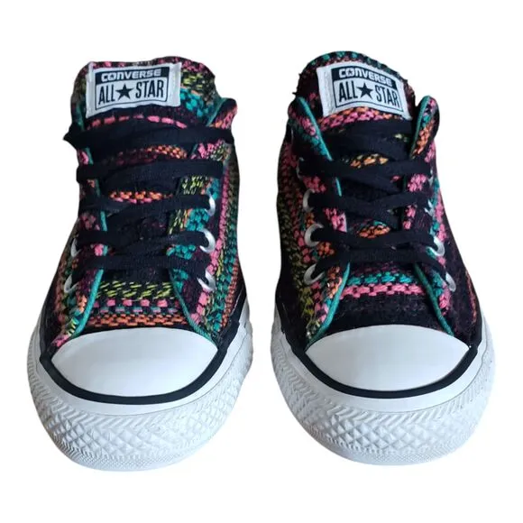 Converse All Star Parakeet OX Rainbow Boho Sneakers Low Top Women's Size 6