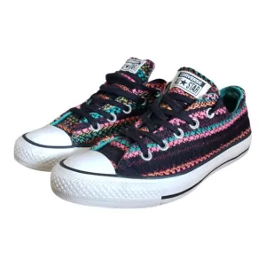 Converse All Star Parakeet OX Rainbow Boho Sneakers Low Top Women's Size 6