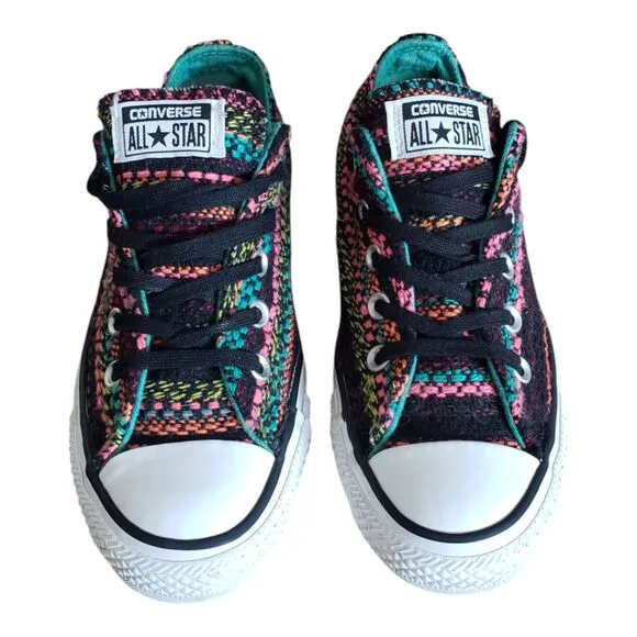 Converse All Star Parakeet OX Rainbow Boho Sneakers Low Top Women's Size 6