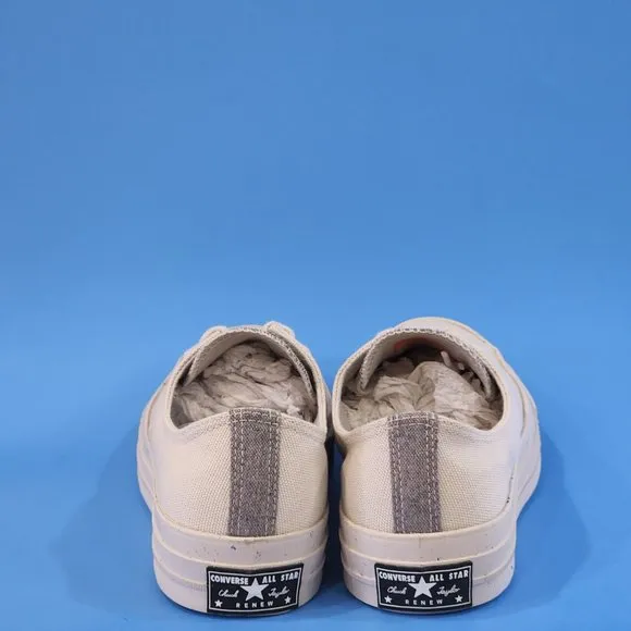 Converse Chuck 70 Low Ox Renew 'Pale Putty' Unisex Sneakers 168618C NWT