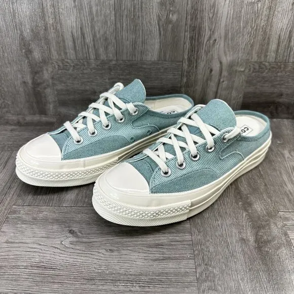 Converse Chuck 70 Mules Women's size 7 Light Green