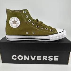 Converse Chuck Taylor All Star Hi Sneakers Mens 11 Green‎ Knit Cargo High Top