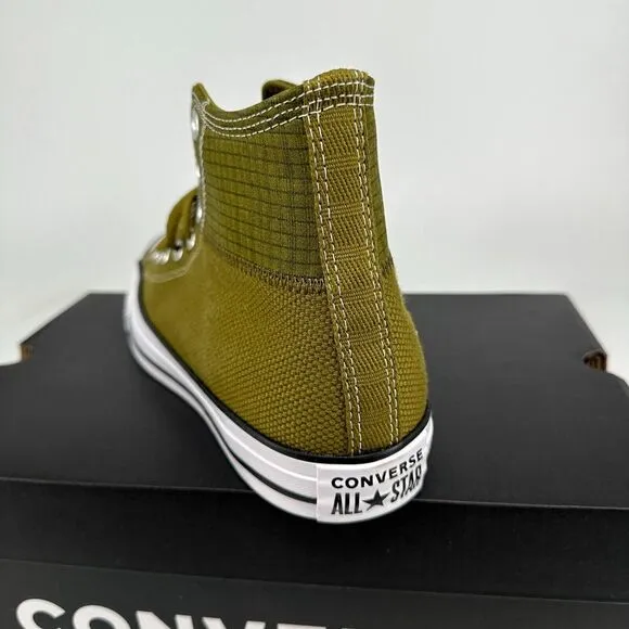 Converse Chuck Taylor All Star Hi Sneakers Mens 11 Green‎ Knit Cargo High Top