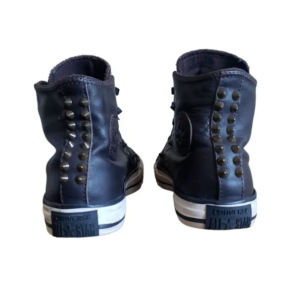 Converse Chuck Taylor All Star High Brown Leather Women's SZ 6 Sneakers 140010C