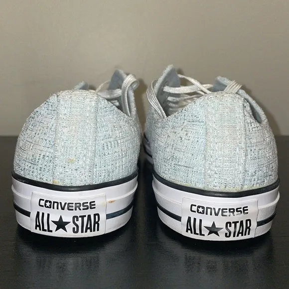 Converse Chuck Taylor® All Star® Sparkle Knit Ox Polar.  Size 9 US.  Size 40 EU.