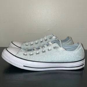 Converse Chuck Taylor® All Star® Sparkle Knit Ox Polar.  Size 9 US.  Size 40 EU.