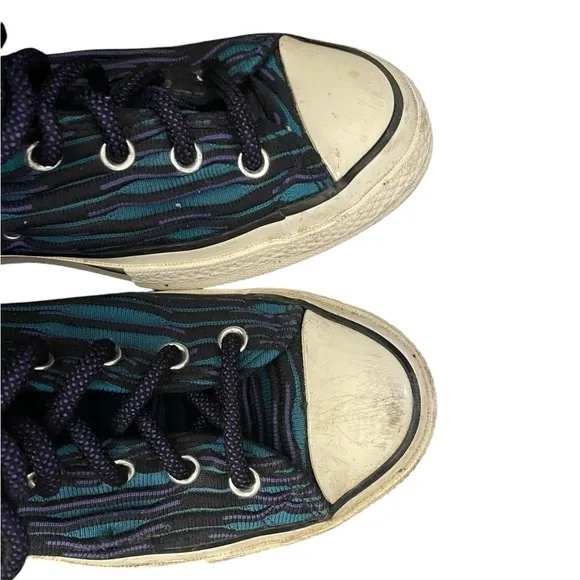 Converse Chuck Taylor Wavy Knit Ocean Depths High Top Sneakers Size 10 Y2K Mens