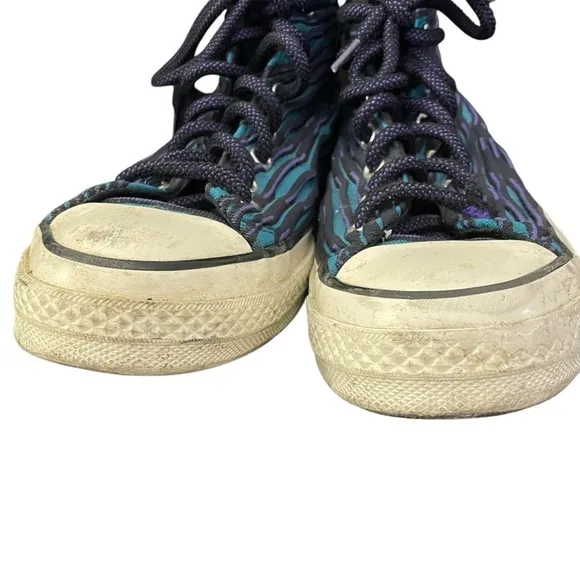Converse Chuck Taylor Wavy Knit Ocean Depths High Top Sneakers Size 10 Y2K Mens