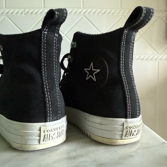 Converse Hiker Black and White All Star Chuck Taylor