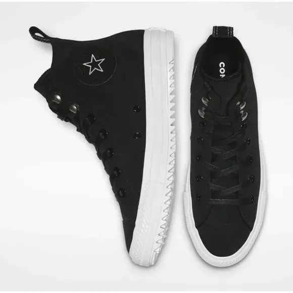 Converse Hiker Black and White All Star Chuck Taylor