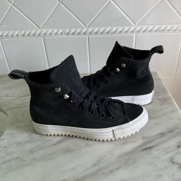 Converse Hiker Black and White All Star Chuck Taylor