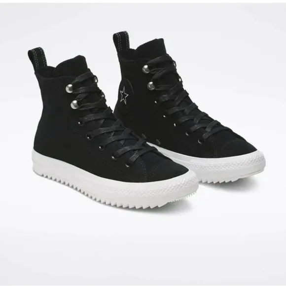 Converse Hiker Black and White All Star Chuck Taylor