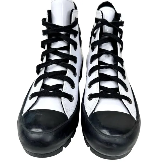 CONVERSE Surface Fusion Lugged Chuck Taylor High Top Shoe Boots Patent SZ 7.5