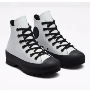 CONVERSE Surface Fusion Lugged Chuck Taylor High Top Shoe Boots Patent SZ 7.5