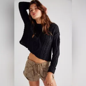 ❤️COPY - Free People Cutting Edge Cable Sweater