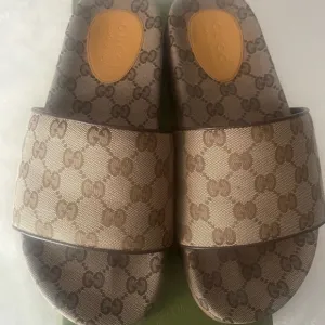 COPY - Men’s/(women size us 8)unisex Gucci canvas slides