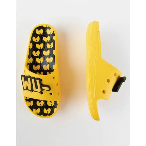 Crocs Classic Wu-Tang Clan &quot;Yellow/Black&quot; Unisex Slides US M10/W12