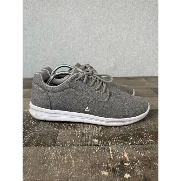 Cuater By Travis Mathew Mens 11 The Daily Knit Lace Up Golf Sneakers Gray 4MT111