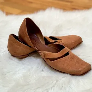 Cydwoq Vintage Pedestal Wooden Heel Sandals