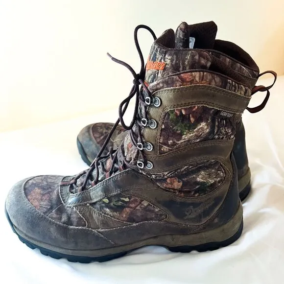 Danner High Ground Gore-Tex Mossy Oak Break-Up Country 400g Boots Hunting Sz 11