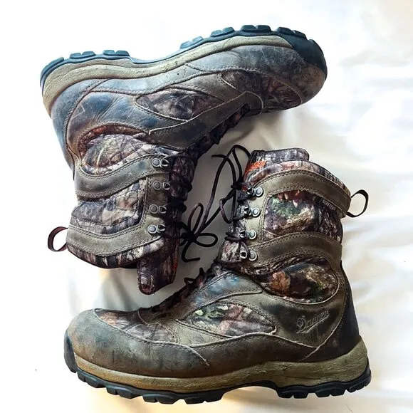Danner High Ground Gore-Tex Mossy Oak Break-Up Country 400g Boots Hunting Sz 11