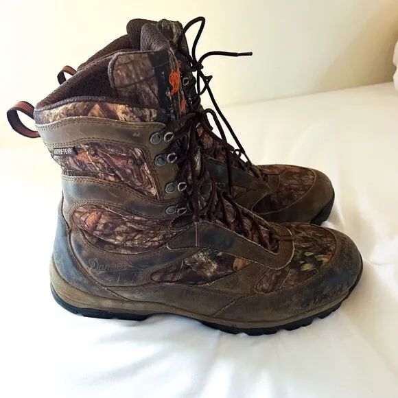 Danner High Ground Gore-Tex Mossy Oak Break-Up Country 400g Boots Hunting Sz 11