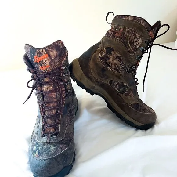 Danner High Ground Gore-Tex Mossy Oak Break-Up Country 400g Boots Hunting Sz 11