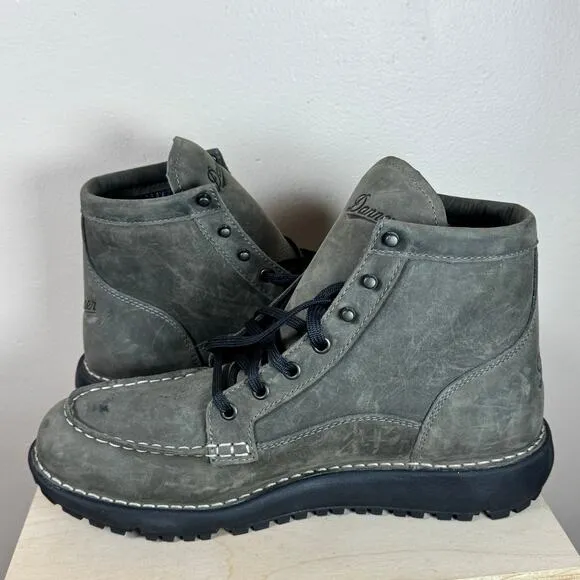 DANNER MEN'S 6&quot; LOGGER 917 WATERPROOF WORK BOOTS MOC TOE size 10D Vibram Goretex